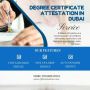Get Degree Certificate Attestation in Dubai
