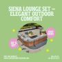 Siena Lounge Set – Elegant Outdoor Comfort