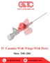 High-Performance IV Cannula with Wings & Port