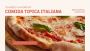 Traditional Comida Tipica Italiana with Real Italian Product