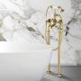 Floor Standing Bath Shower Mixer Tap with Handheld Shower