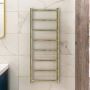 Brushed Gold Towel Radiator 1200mm x 500mm – Dual Fuel