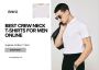 Best Crew Neck T-Shirts for Men Online | Supima Cotton T shi