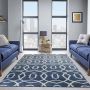 Rug Blue White – A Perfect Fusion of Elegance and Comfort