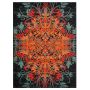 Freshen Up Your Floor with a Black Colorful Rug