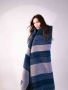 Handcrafted White Rug With Blue Details – Order Now