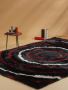 Plush Black Colorful Rugs for Comfortable Corners