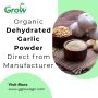Organic Dehydrated Garlic Powder – Direct from Manufacturer
