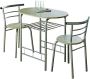 Compact Oak Dining Table Set – Includes 2 Chairs – Ideal for