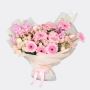 Floral Gesture For Pink October for Breast Cancer Awareness