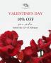 Exclusive 10% Off on for Valentine’s Day Bouquets