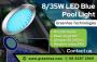 8/35W LED Blue Pool Light in Perth By Greenhse Technologies