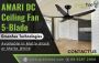 AMARI DC Ceiling Fan 5-Blade By Greenhse Technologies
