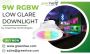 Buy 9W RGBW Low Glare Downlight by Greenhse Technologies