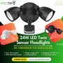 24W LED Twin Sensor Floodlights by Greenhse Technologies