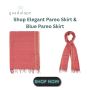 Shop Elegant Pareo Skirt & Blue Pareo Skirt – Guadalupe Desi