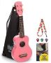 Hola Music Soprano Ukulele Bundle With Canvas Tote Bag