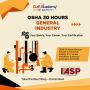 OSHA 30 Certification for General Industry Safety