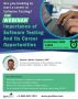  Free Webinar: Software testing and career opportunities for you