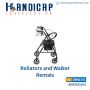 Walk with Comfort – Rollators & Walkers Available for Rent!
