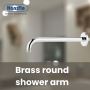 Brass Round Shower Arm