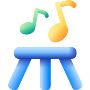 Juego musical de adivinanza en español.
