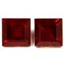 1.00 cttw. Ruby Square Matched Pair