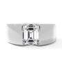 Buy Emerald Cut Natural Diamond Mens Ring