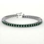 Best Emerald Tennis Bracelet (2mm Round)