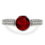 Best Ruby Round Bezel Set Rope Engagement Ring Best Ruby Round Bezel Set Rope Engagement Ring