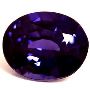 Oval Purple Sapphire 0.90 cts AAAA Quality