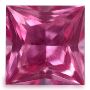 Square Padparadscha Sapphire 0.58 Carat AAAA Quality