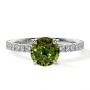 Luxury Alexandrite Hidden Halo Ring for Men
