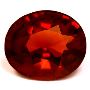 Loose Hessonite Garnet 9.21 ct Oval Shape Untreated AAAA Gra