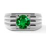 Stunning Prong Set Alexandrite Mens Ring Stunning Prong Set Alexandrite Mens Ring