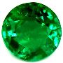 Shop Premium 0.67 Cts Round Emerald Stones AAAA Quality