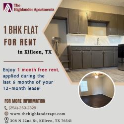 Spacious 1 BHK  House for Rent in Killeen, TX