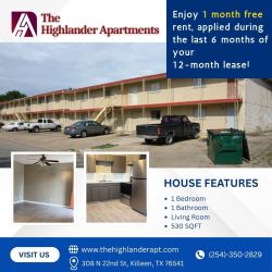 Best 1 BHK Flats for Rent in Killeen, TX 