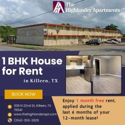 Affordable 1 BHK House for Rent in Killeen, TX Today