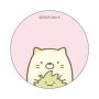 Sumikko Gurashi Magical Shirokuma & Neko Badge - San-X