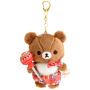 リラックマ チャイロイコグマ×チュッパチャプス ぶら下がりぬいぐるみ