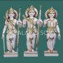 Marble Ram Darbar moorti in Jaipur