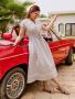 Buy Laced Chiara Cotton Midi Dress – Elegant Comfort by HOF
