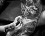 Black and Grey Tattoo Artist