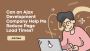 Can an Ajax Development Company Help Me Reduce Page Load Tim