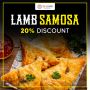 🎉 Get 20% OFF on our Crispy Lamb Samosas! 🎉
