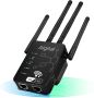  5G WiFi Extender, Aigital Dual Band AC1200 Wi-Fi Booster