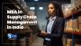 MBA in Supply Chain Management in India