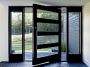 Frameless Single Swing Door: Minimalist Elegance with a Seam