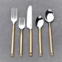 Give your table a luxurious shine with our gold flatware.